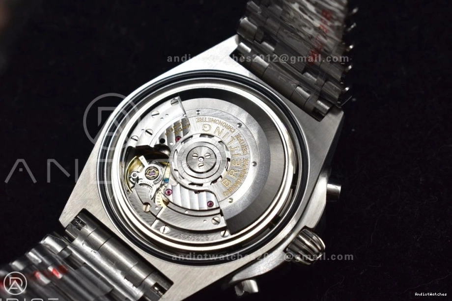 Dial BLSF B01 Bracelet Black Breathable A SS on 42mm 1:1 Best Edition 538 SS Chronomat 1231